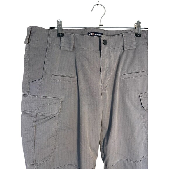 5.11 Tactical Pants Womens Size 16 Stryke Cargo Pant Grey Security Stretch - Picture 3 of 14